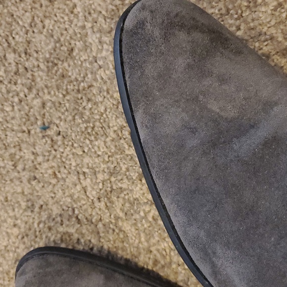 Men's Gray Suede Boots - Picture 8 of 8